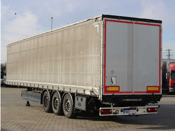 الخيمة نصف مقطورة Schwarzmüller S1, LIFTING AXLE, 2X PALLET BASKET: صور 4