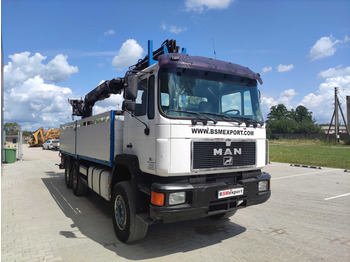 شاحنات مسطحة, شاحنة كرين MAN 26.342 flatbed truck: صور 2