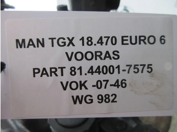 المحور الأمامي - شاحنة MAN 81.44001-7575 VOK -07-46 VOORAS MAN 18.470 EURO 6 MODEL 2022: صور 5