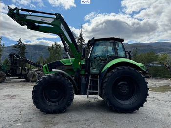 جرار 2010 Deutz-Fahr Agrotron TTV 630 w/ Quicke Q8m front loader, front hydraulics and PTO: صور 4