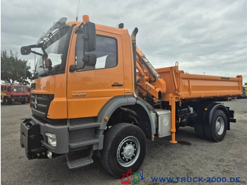 قلابات, شاحنة كرين Mercedes-Benz 1829 4x4 Kran Winter Schneeschild Salzstreuer: صور 5