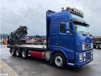 شاحنة كرين Volvo FH 520 8x4 Euro 5 Hiab 24 Tonmeter laadkraan + Fly-jib: صور 4