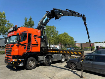 شاحنة كرين Scania R560 V8 8X2 + EFFER CRANE 1550 6S + FLYJIP 6XHYD: صور 2