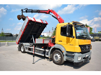 شاحنة كرين, قلابات Mercedes-Benz AXOR 1824 4x2 HMF 975 Euro 5 Rotator Kipper KRAN: صور 5