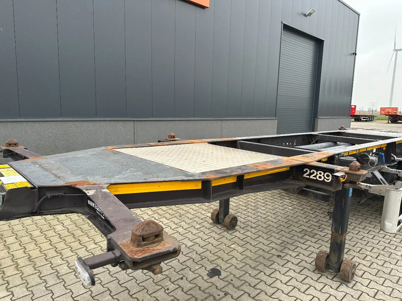 شاحنات الحاويات / جسم علوي قابل للتغيير نصف مقطورة Burg 20FT ADR (EX/II, EX/III, FL, AT) Chassis, Empty weight : 3.690kg, SAF INTRADISC, 2x Liftaxle, NL-chassis, APK/ADR: 04-2025: صور 10