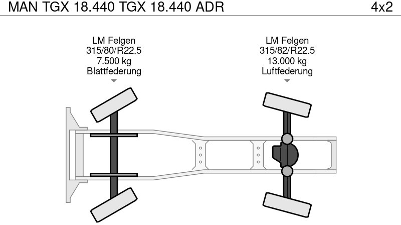 شاحنة جرار MAN TGX 18.440 TGX 18.440 ADR: صور 20