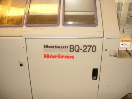 آلة تجليد Horizon BQ 270 single clamps adhesive binder: صور 6
