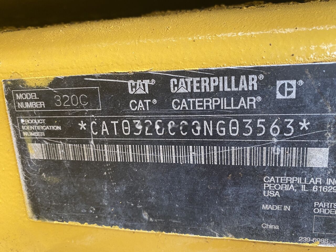 حفارات زحافة Caterpillar 320C: صور 7