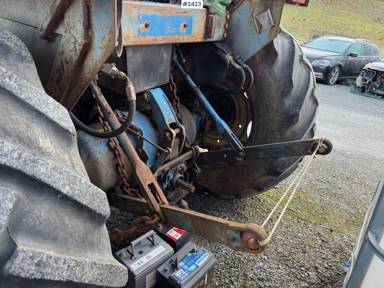 جرار 1981 Ford 4600 w/front loader, bucket and pallet fork.: صور 14