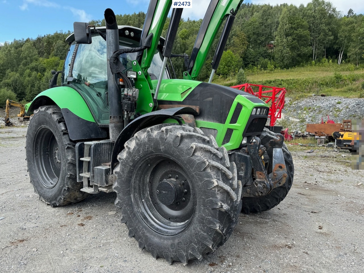 جرار 2010 Deutz-Fahr Agrotron TTV 630 w/ Quicke Q8m front loader, front hydraulics and PTO: صور 8