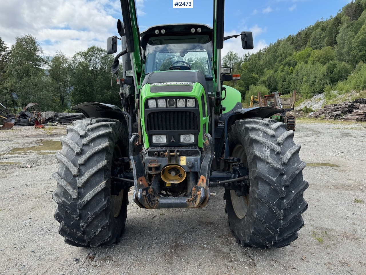 جرار 2010 Deutz-Fahr Agrotron TTV 630 w/ Quicke Q8m front loader, front hydraulics and PTO: صور 6