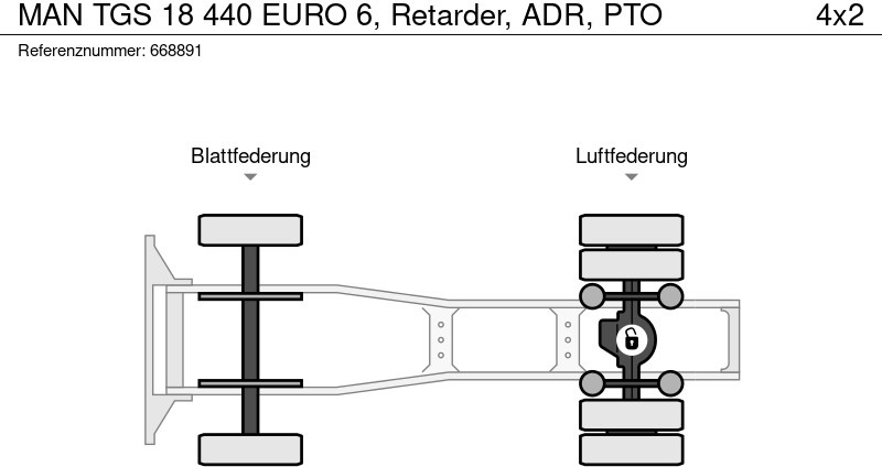 شاحنة جرار MAN TGS 18 440 EURO 6, Retarder, ADR, PTO: صور 13