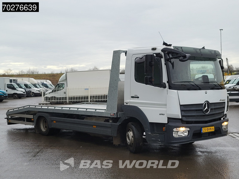 شاحنة نقل سيارات شاحنة Mercedes-Benz Atego 816 4X2 8tonner NL-Truck Transporter 2x Ramps Winch Automatic Euro 6: صور 9