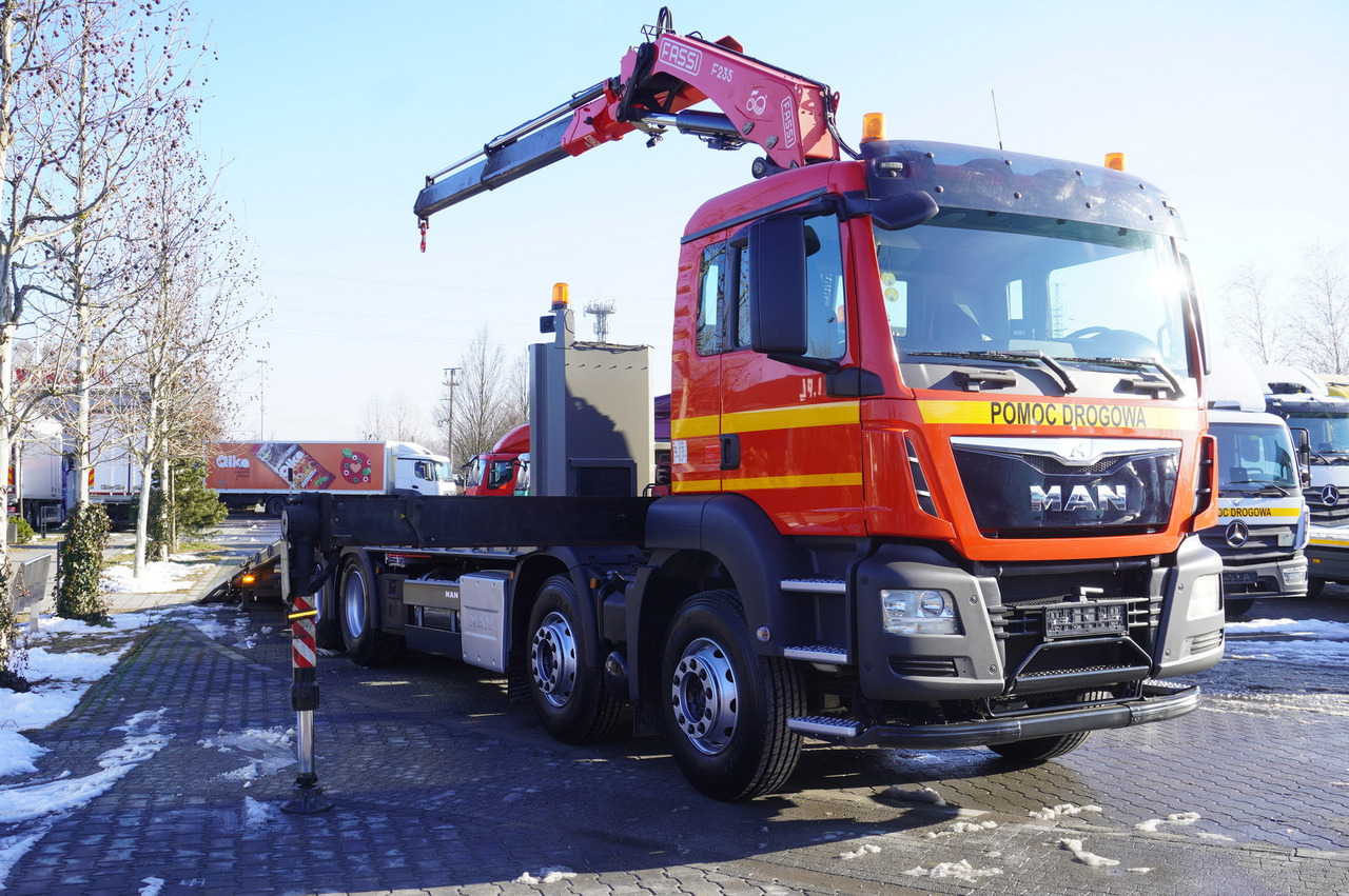 سيارة السحب للتصليح, شاحنة كرين MAN TGS 35.360 E6 8×2 / HDS Fassi F235A 6500 kg / Tow truck: صور 27