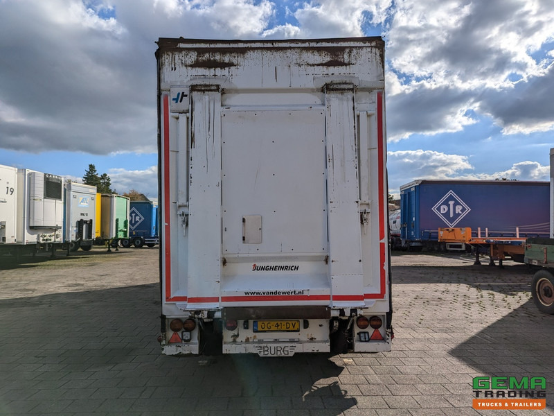 عربة مسطحة منخفضة نصف مقطورة Burg BPO 12-27 SKNXX Semi Dieplader 3-Assen BPW - Schuifzeilen/Schuifdak /Hefdak - Hydraulische Oprijklep 9000KG: صور 6