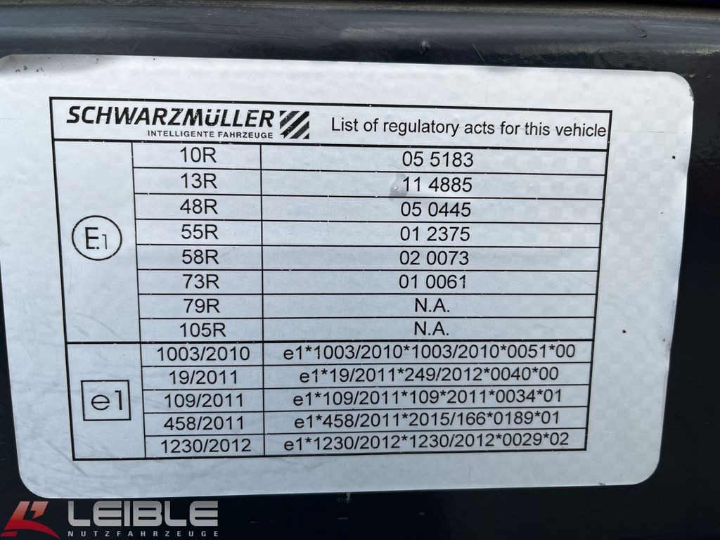 الخيمة نصف مقطورة Schwarzmüller S1*Getränke Quick Slider*Liftachse*RSAB*: صور 10