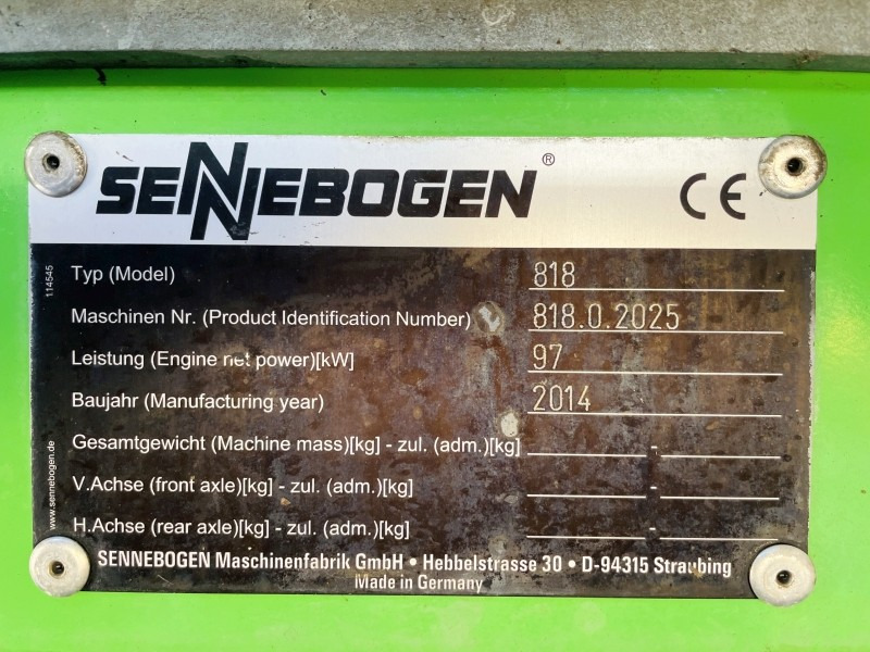 حفارة النقل والشحن Sennebogen 818E (3723): صور 6