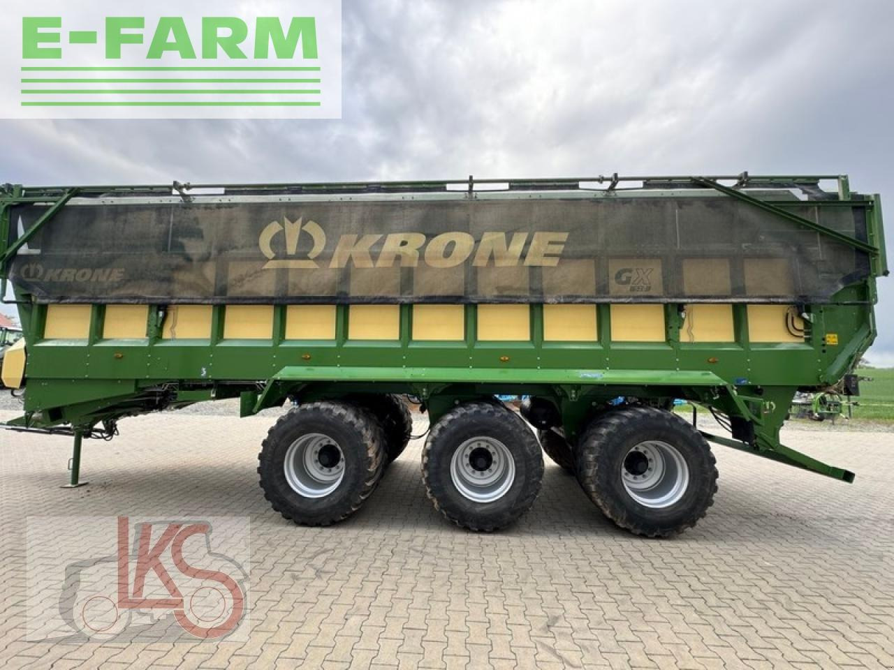 قلابة مقطورة الزراعية Krone gx 520 universal-transportwagen: صور 7