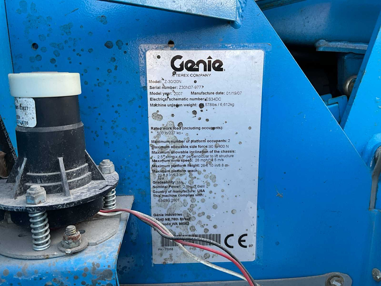 منصات هيدروليكية متنقلة Genie Z-30/20N: صور 21