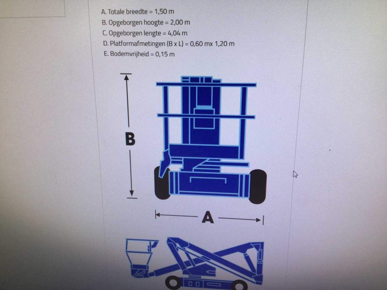 منصات هيدروليكية متنقلة "Upright" AB38N: صور 12