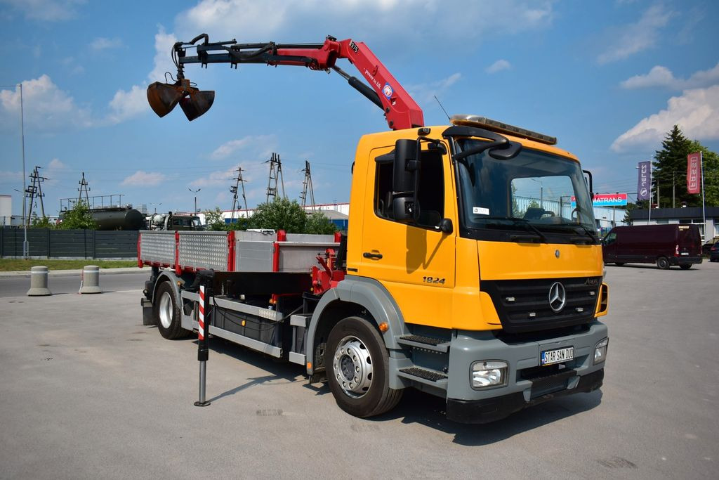 شاحنة كرين, قلابات Mercedes-Benz AXOR 1824 4x2 HMF 975 Euro 5 Rotator Kipper KRAN: صور 13