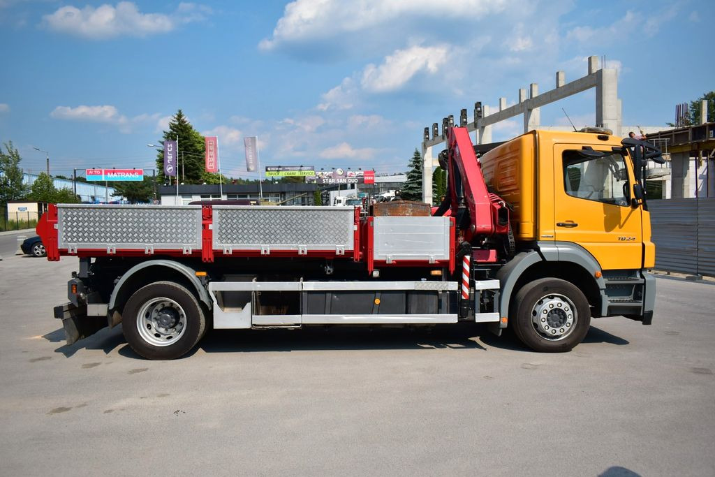 شاحنة كرين, قلابات Mercedes-Benz AXOR 1824 4x2 HMF 975 Euro 5 Rotator Kipper KRAN: صور 14