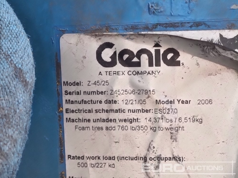 منصات هيدروليكية متنقلة Genie Z45/25: صور 41